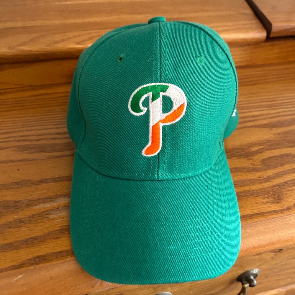 Green Baseball Cap with P Logo